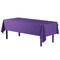 Exquisite 6-Pack Premium Plastic Tablecloth 54in. x 108in. Rectangle Plastic Table Cover